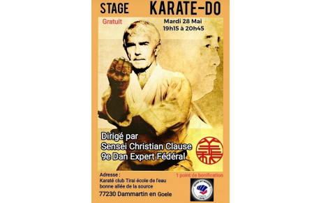 STAGE CHRISTIAN CLAUSE 9èmè DAN EXPERT FEDERAL